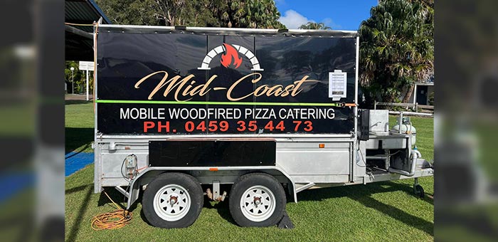 Woodfire Pizza Trailer in Forster-Tuncurry NSW